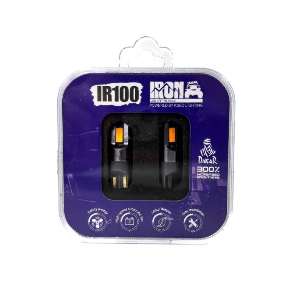 Producto - T10 IR100 10W SUPER CANBUS 12/24V AMBAR