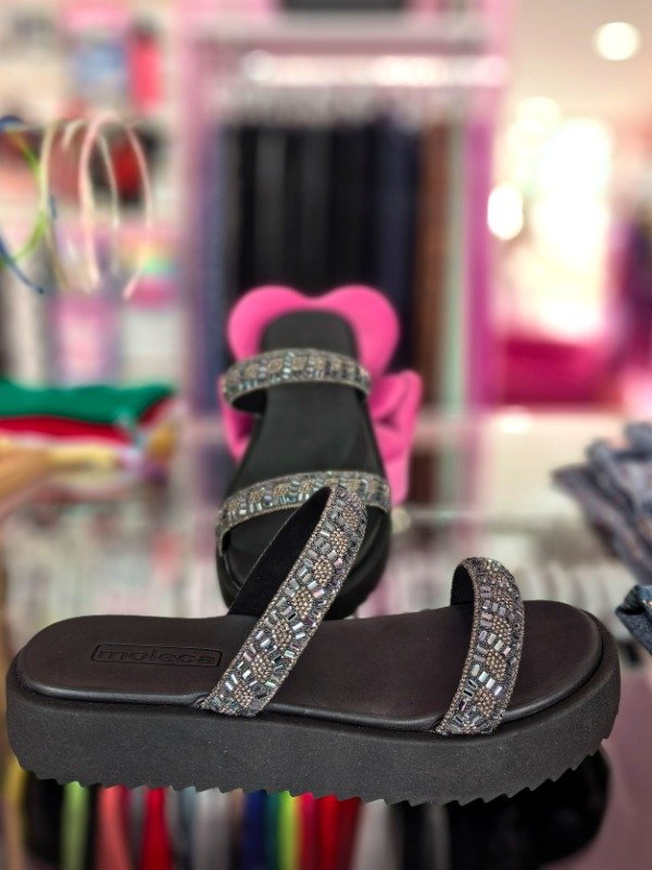 Producto - Sandalias Moleca Negro Diamond 76br61 - 0