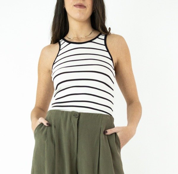 Producto - MUSCULOSA RAYADA BASICA