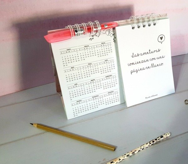 Calendario Anotador 2019 para Imprimir | ABC