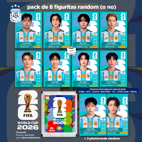 Producto - pack de 8 figuritas arg random (o no)