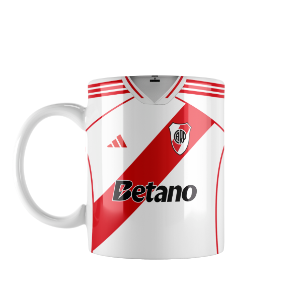 Producto - Taza Cerámica Camiseta Titular River Plate 2025/26