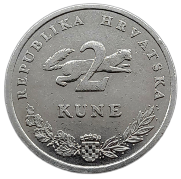 Producto - Croacia 2 Kune 1995 Atún rojo Km#10 VF