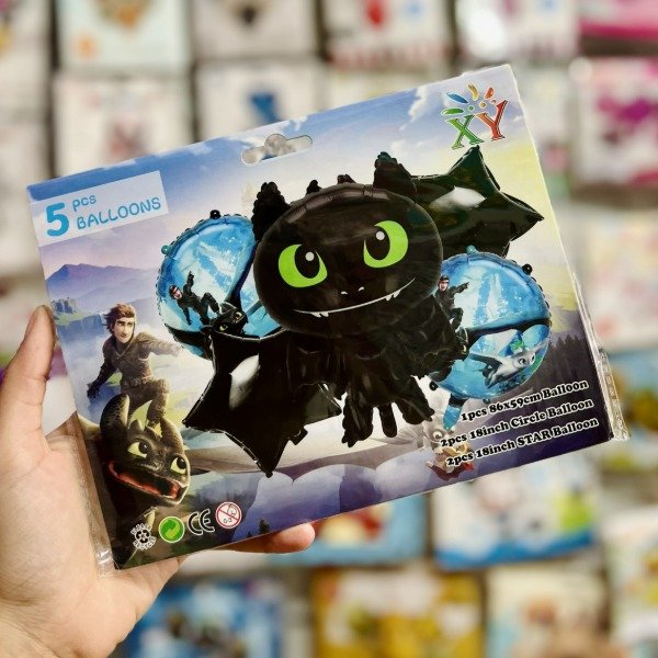 Producto - Set de globos CHIMUELO 5 pcs