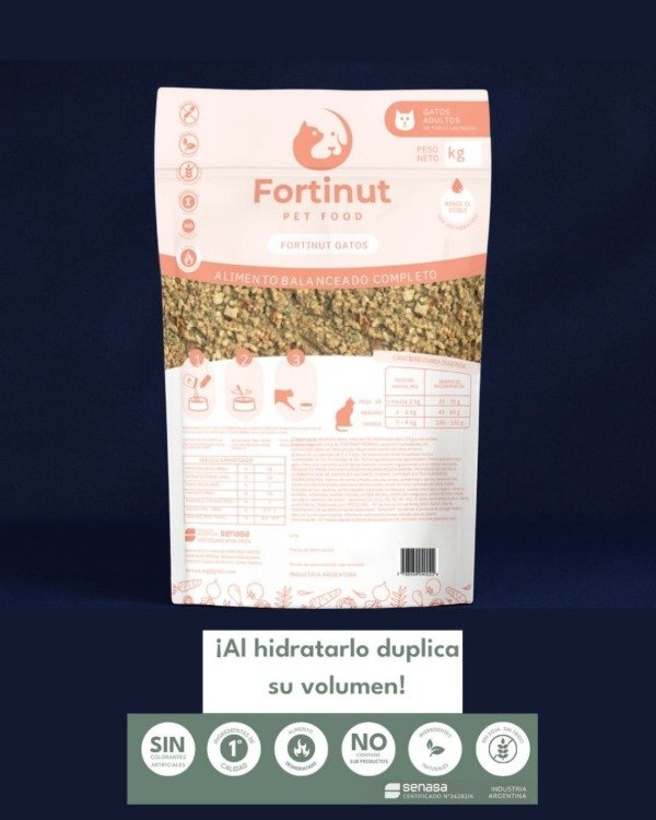 Producto - Alimento Natural Deshidratado Gato Adulto 1 Kgs (rinde el doble)