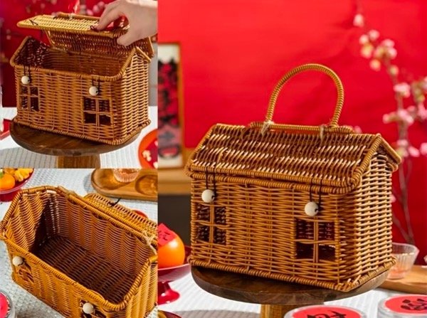 Producto - Organizador mimbre pequeño