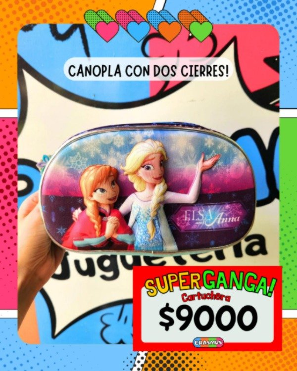 Producto - Canopla 2 cierres Frozen SUPER GANGA
