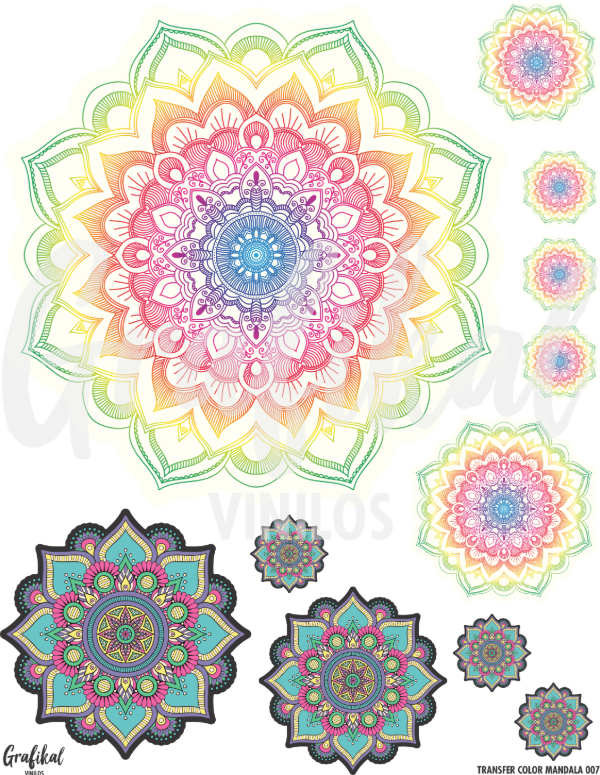Producto - Transfer Color Mándala 007