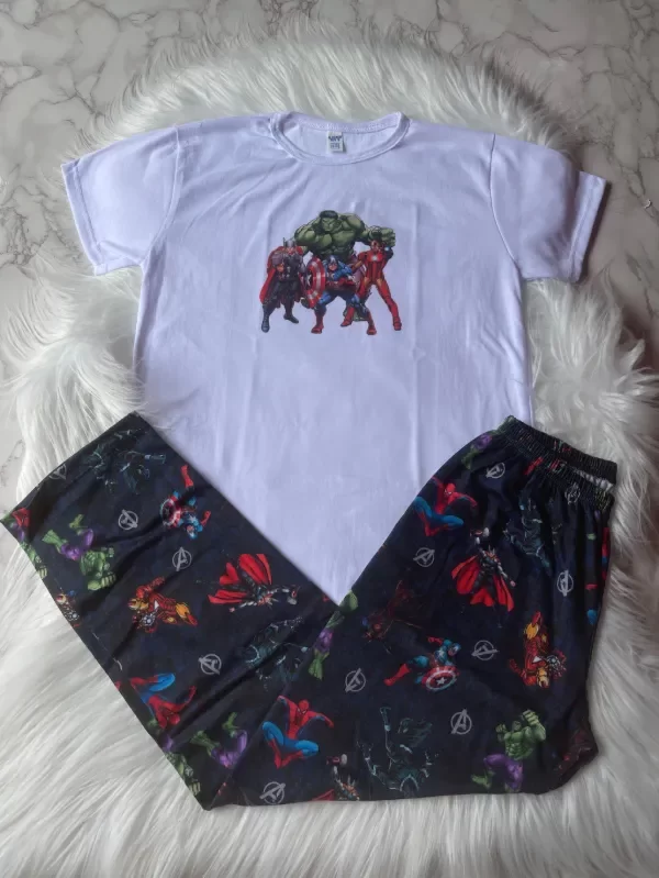 Producto - Pijama Avengers Marvel manga corta niños