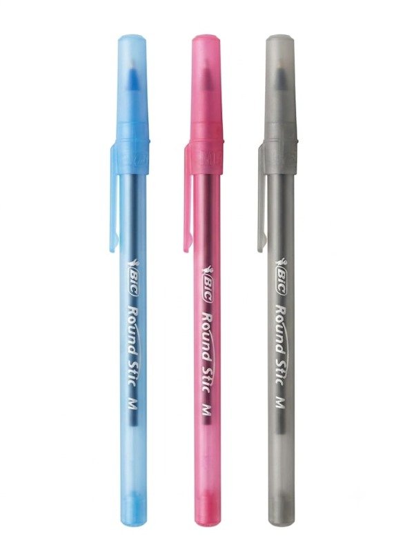 Producto - Bolígrafo Bic Round Stic AZUL - ROJO - NEGRO