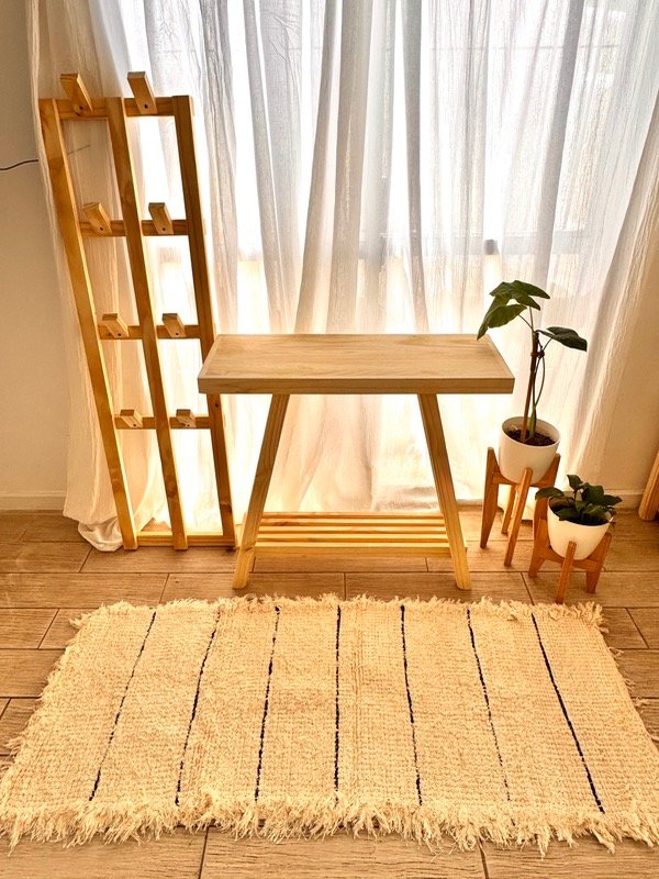 Producto - ALFOMBRA 150x65 RAYA NEGRA