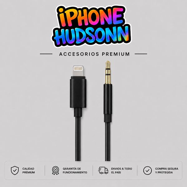 Producto - Cable Adaptador Lightning a Jack 3.5
