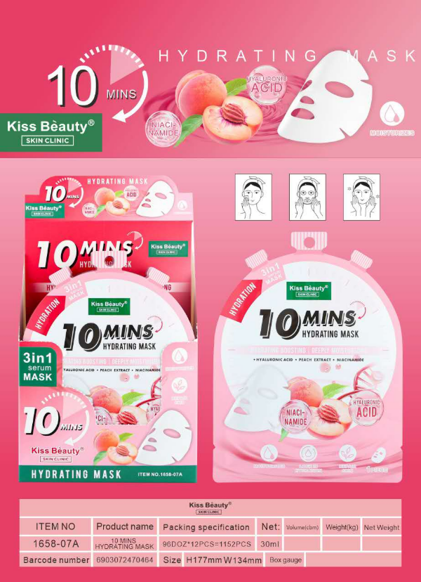 Producto - MASCARA FACIAL 10MINS KISS BEAUTY KA1658