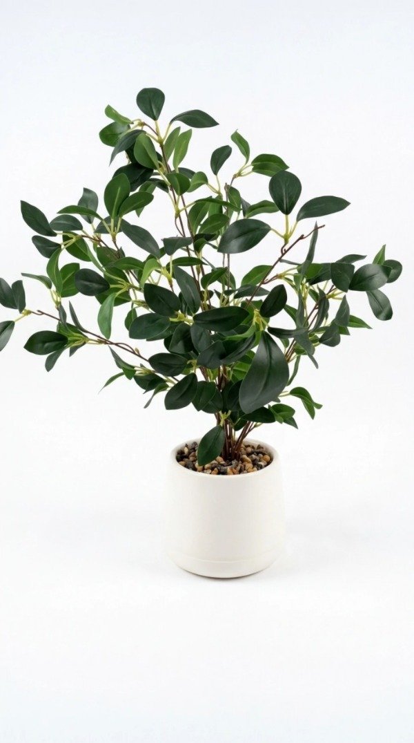 Producto - PLANTA MACETA PLASTICO BLANCO 50 CENTIMETROS