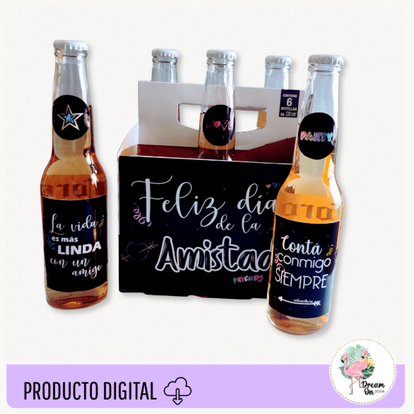 Producto - Kit Etiquetas para Cerveza Día de la Amistad