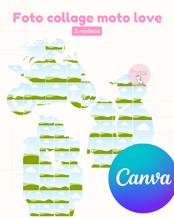 Producto - Collage moto canva lovers