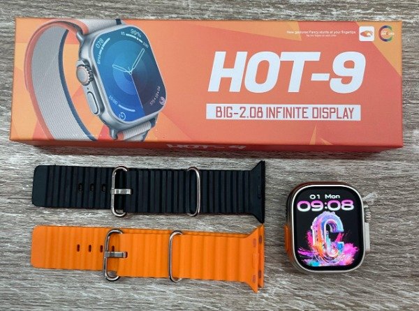Producto - RELOJ SET SMARTWATCH HOT-9 (2 MALLAS)