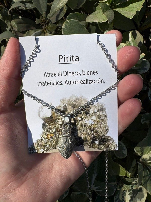 Producto - Dije Pirita + Cadenita