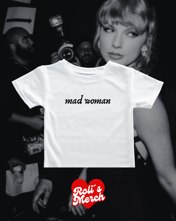 Baby tee Mad woman