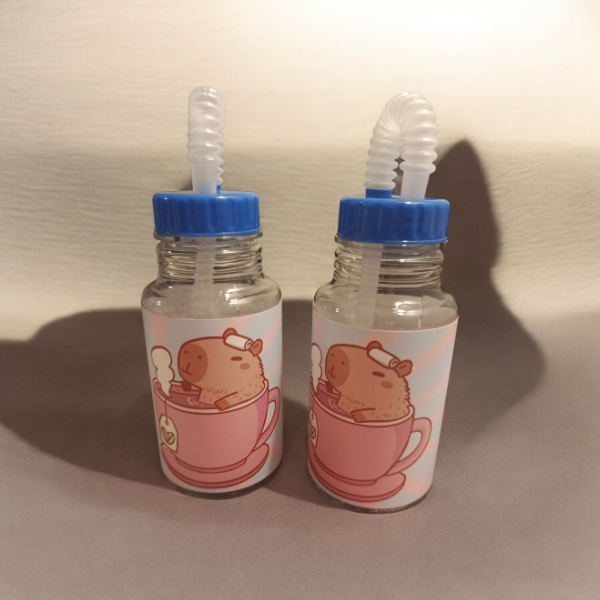 Producto - Botella con sorbete Capibara 380cc