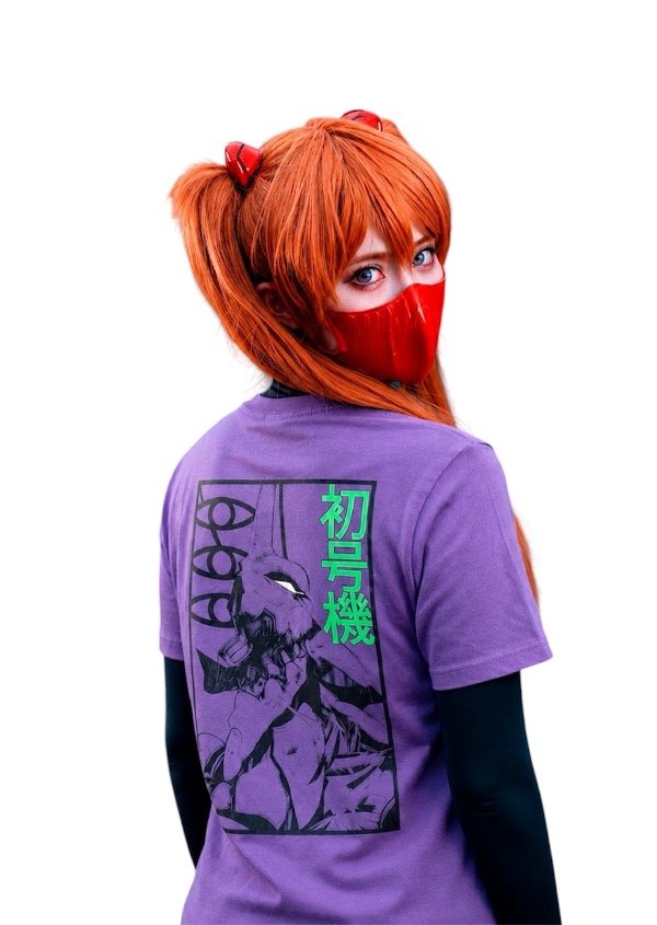 Producto - Remera Eva 01 Evangelion Algodón Violeta DF
