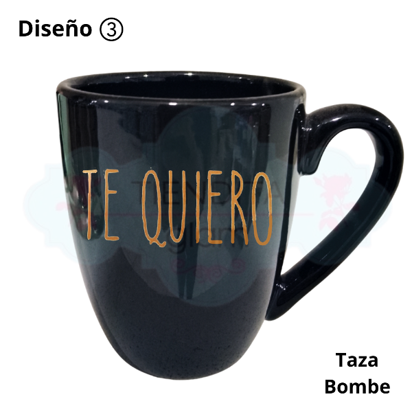 Producto - TAZAS NEGRAS DECO DÍA DE LA MADRE - 3