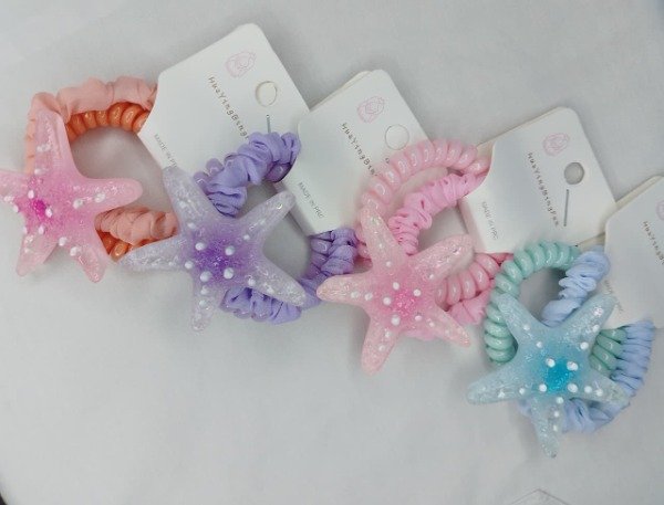 Producto - Set Scrunchy estrella con resorte
