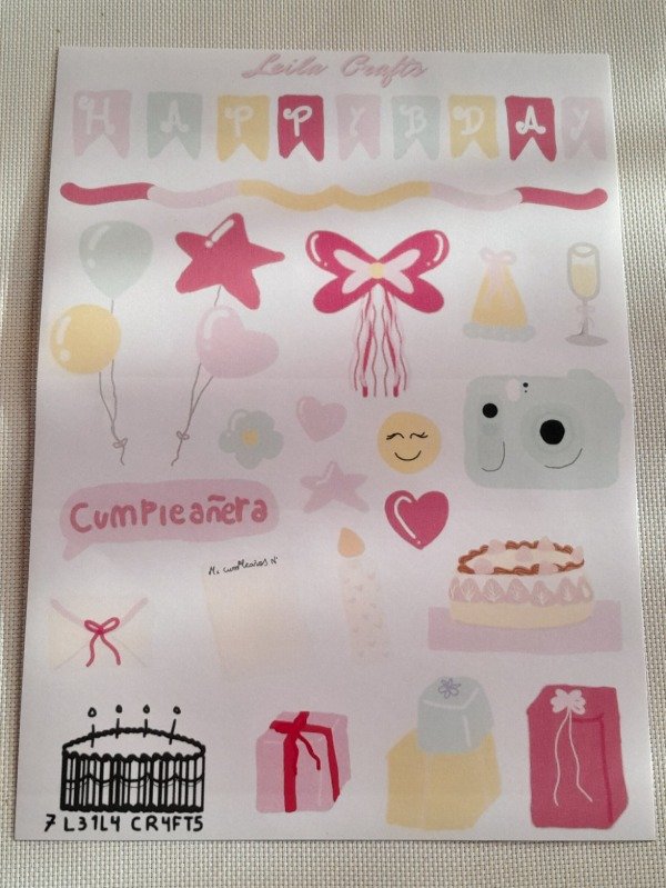 Producto - Día especial - plancha Sticker