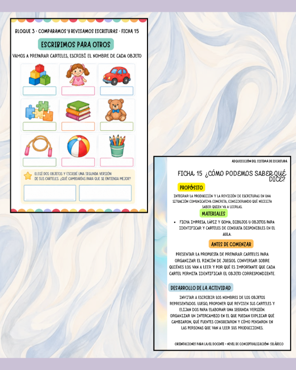 Producto - Alfabetización SILÁBICO - 1