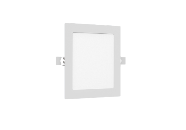 Producto - Plafon led backlight 6w embutir cuadrado frio tacoma