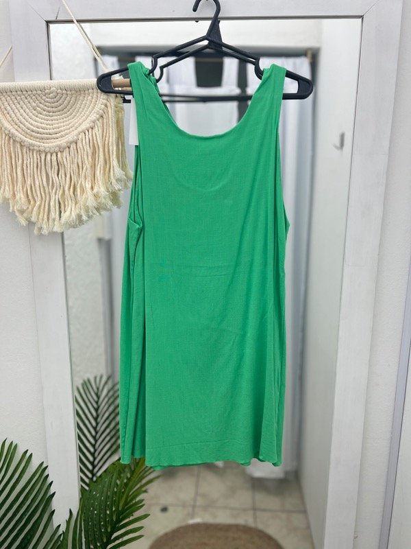 Producto - vestido lino verde