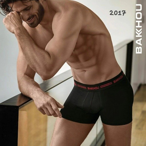 Producto - Boxer backhou negro T.L