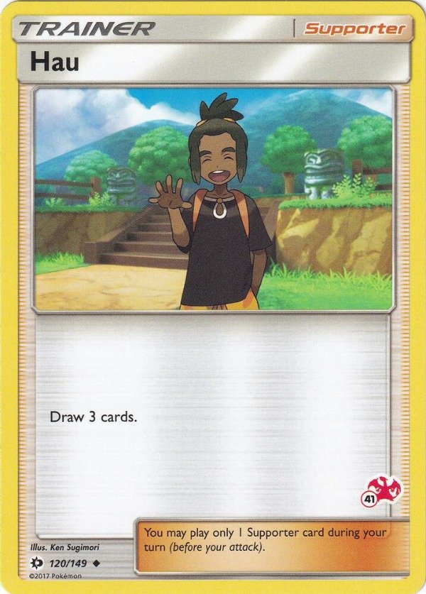 Producto - Hau - 120/149 - Sun and Moon Charizard Stamped 41 Deck Exclusive