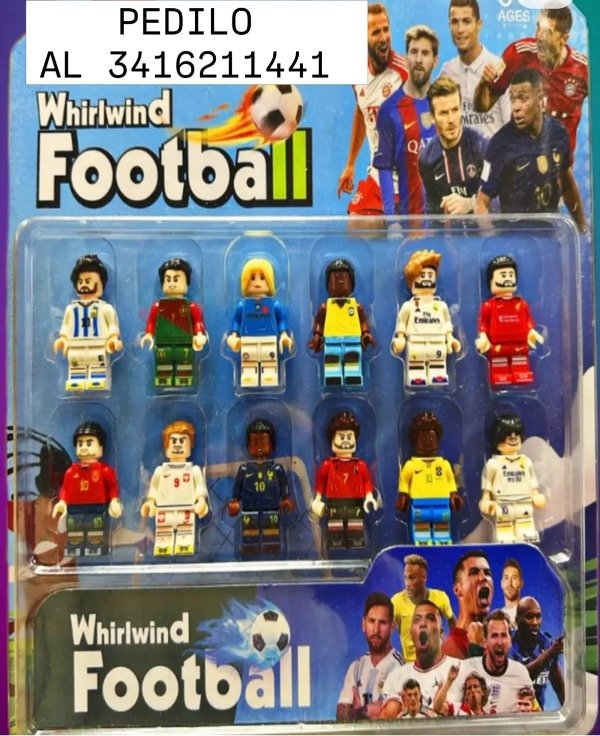 Producto - LEGO ESTRELLAS DEL FÚTBOL X 12