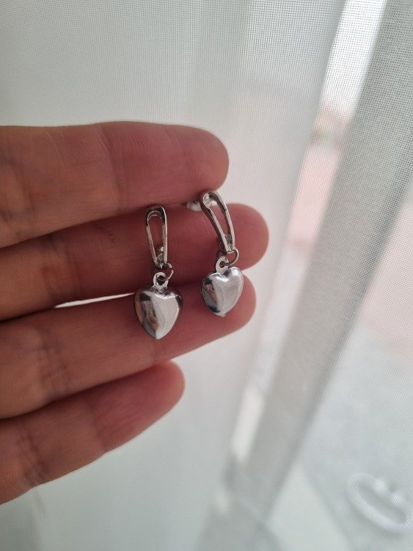 Producto - Aros cora colgante (semi pasante)