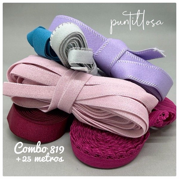 Producto - Combo 819- Elásticos Surtidos +25 metros