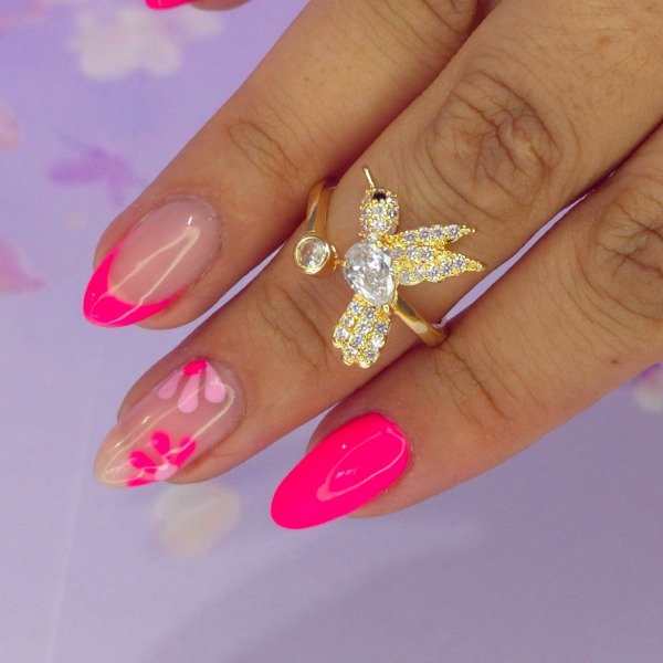 Producto - Anillo Colibrí Circonia blanca regulable LO