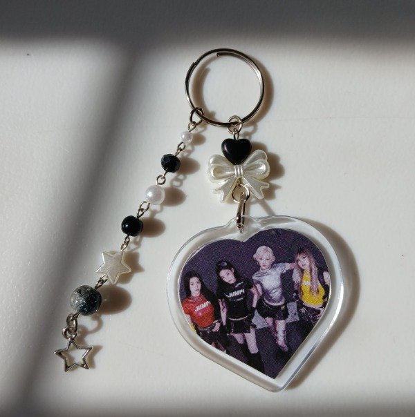 Producto - Llavero corazón de black pink