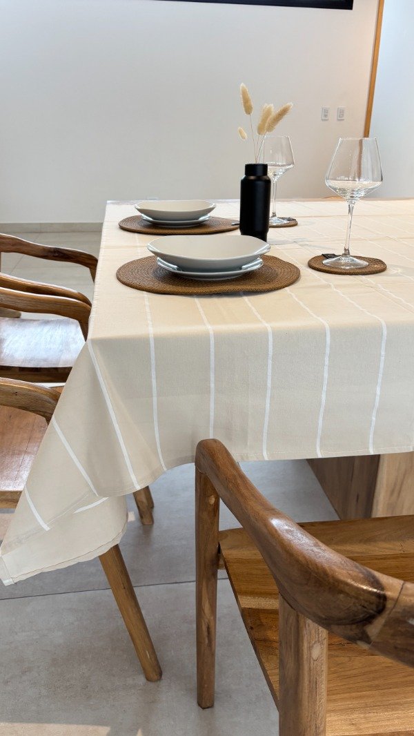 Producto - Mantel Rayas Blancas - 1