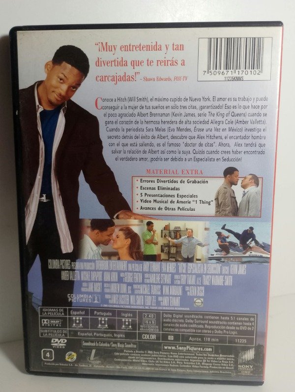 Producto - Hitch especialista en seduccion (2005) - DVD - 1