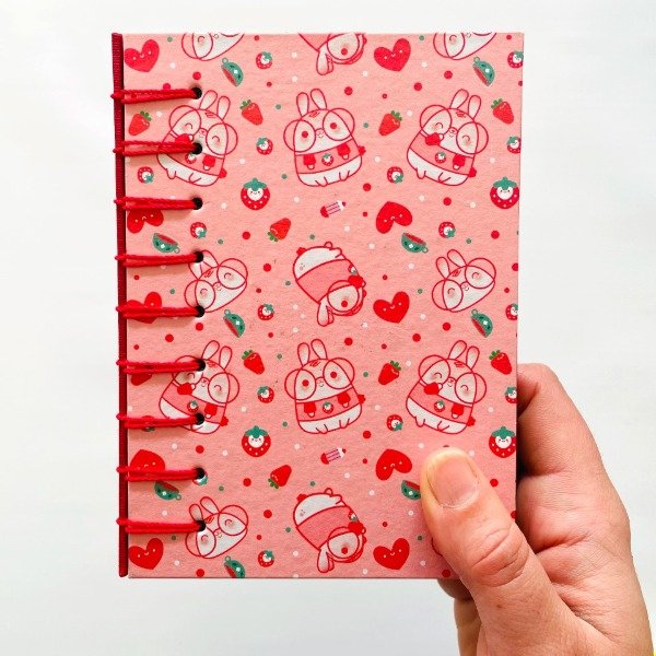 Producto - Cuaderno A6 liso - Coneja Dominique