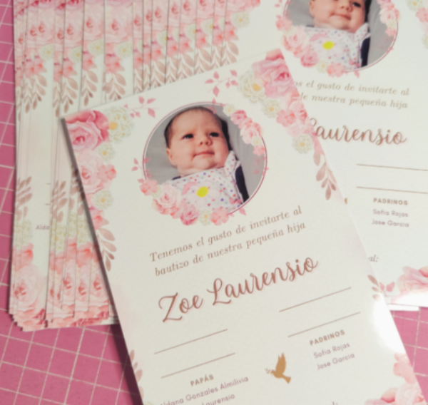 Producto - Tarjetas Personalizadas para Comunión/Bautismo - 2