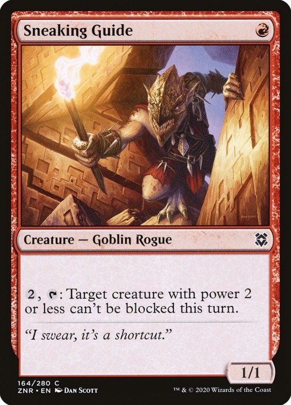 Producto - Sneaking Guide  Zendikar Rising