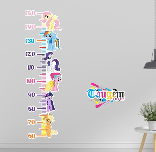 Producto - VINILO MEDIDOR DE ALTURA - MY LITTLE PONY