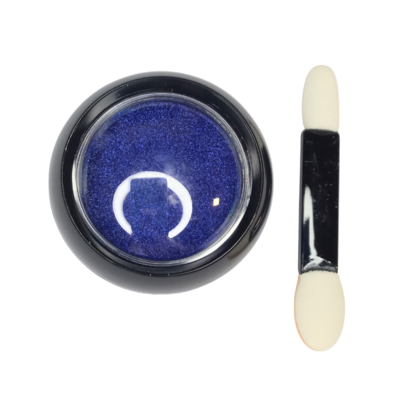 Producto - Polvo espejado color azul