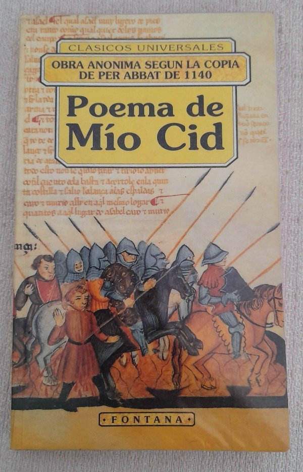Producto - Poema De Mio Cid - Anónimo - Clasicos Universales Fontana