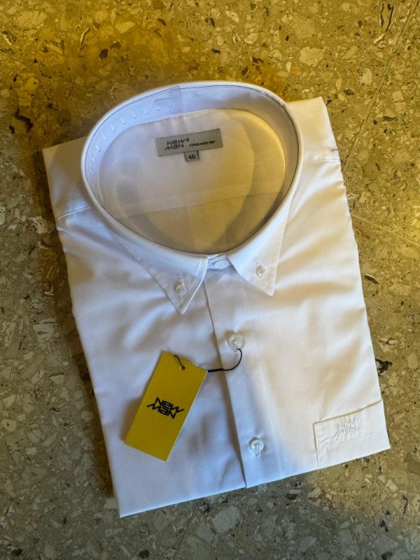 Producto - Camisa New Man blanca lisa sport