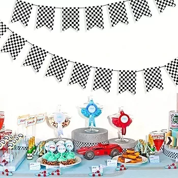 Producto - Banderín carreras feliz cumpleaños