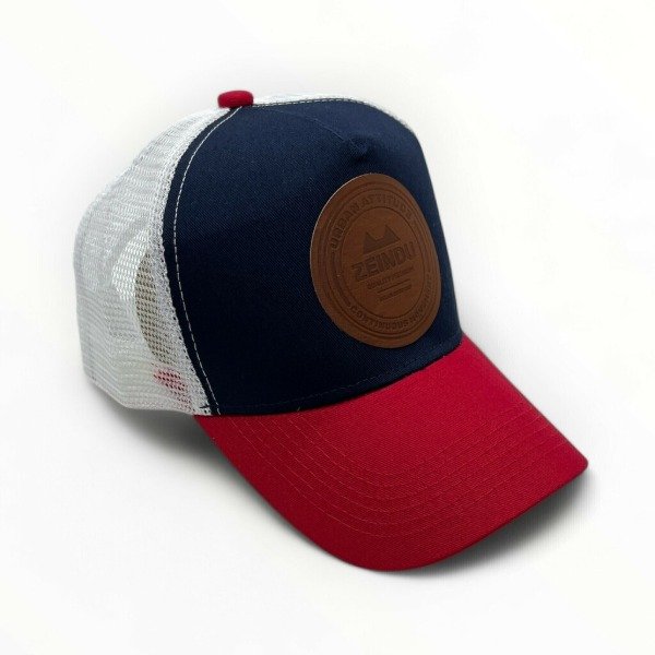 Producto - Gorra Trucker Linea Street White-Blue-Red