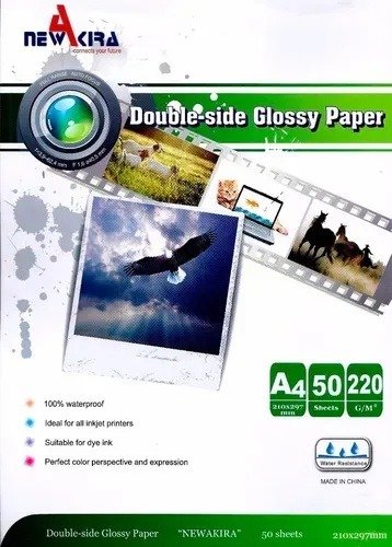 Producto - PAPEL NEW AKIRA BIFAZ GLOSSY 220 GR